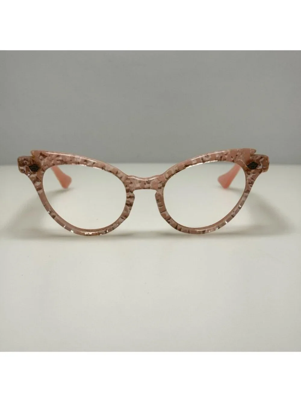 Lumar 971 Eyeglasses Eye Glasses Frames Pink Cat Eye 42-20